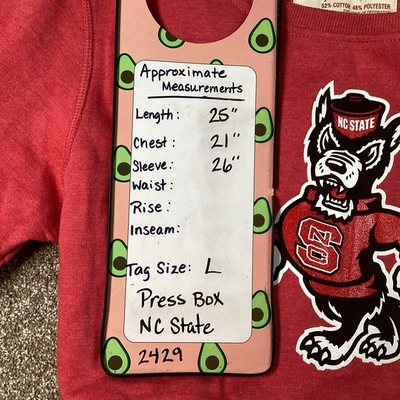 Women’s NC State Wolfpack Press Box Crewneck Sweatshirt - Picture 5 of 5
